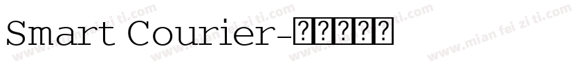Smart Courier字体转换